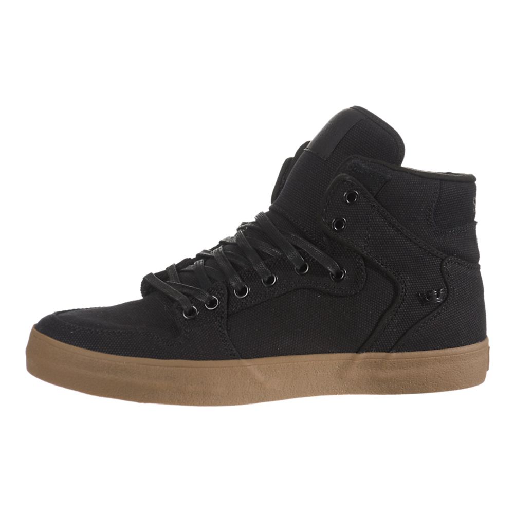 Baskets Montantes Supra Vaider Noir Black Homme | QOI-72418751